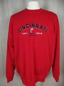university of cincinnati crewneck sweatshirt