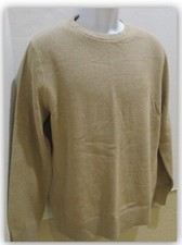 Men's Crewneck Pullover Sweater - Goodfellow  Co Textured TAN S M L XXL