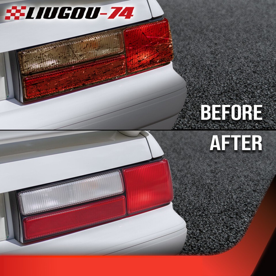 Ford Mustang Tail Lights Black LED Tail Lights For 1987-1993 Ford Mustang - Left & Right Pair - Clear Lens, Built-in Resistors 87-93 Mustang Tail Lights - Foto 10