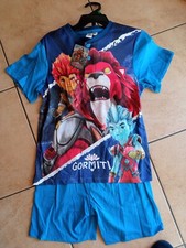 Pigiama Bambino Estivo Gormiti | Maglia E Pantaloncino Cotone | Stampato Divertente | Taglie 5-10 Anni - Foto 6