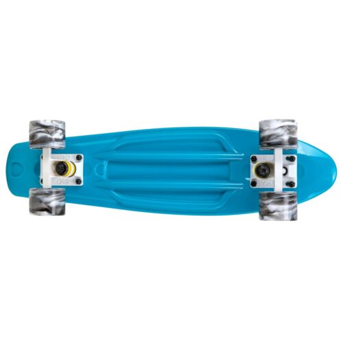 Cal 7 22" Komplett Mini Cruiser Kunststoff Skateboard mit Wirbelrädern (Oceanic) - Bild 3 von 6