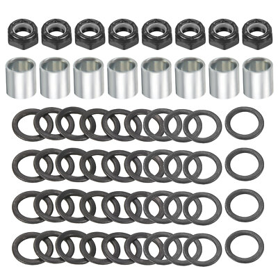 Kit Visserie Pour Skateboard Longboard – 8 Roulements, Rondelles Et écrous (générique)