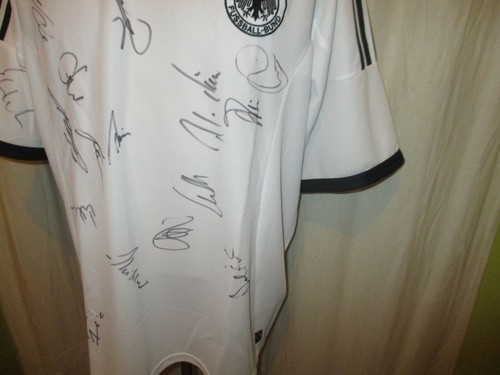 Deutschland "DFB" Adidas Weltmeisterschaft Trikot 2002 + Handsigniert Gr.XL TOP - Bild 7 von 12