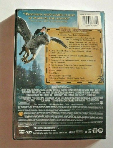 Harry Potter & The Prisoner of Azkaban 2 Disc WideScreen Edition 2004 DVD - NEW - Picture 2 of 2