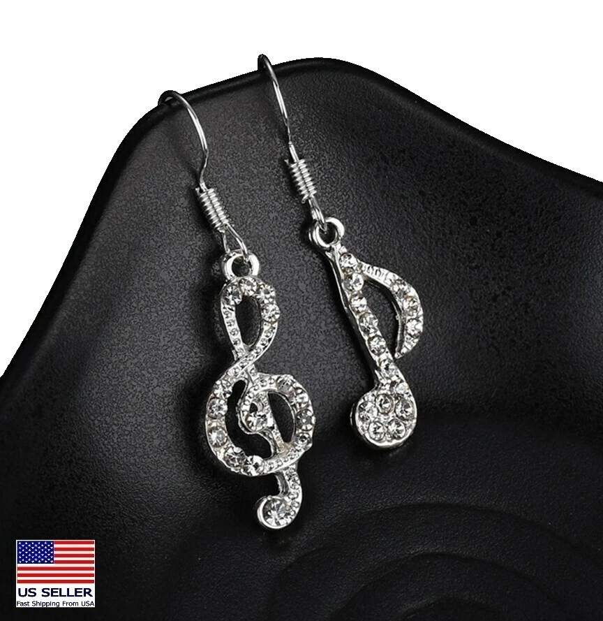 Shell Plata Plateado Cristal Stud Pendientes de Moda