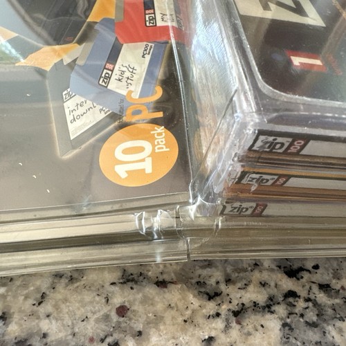 Iomega Zip 100 Parallel Port External Drive NEW 10012 New Sealed + Zip Disks - Afbeelding 20 van 21
