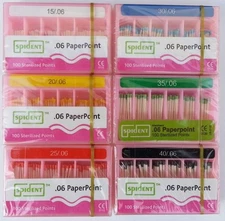 Spident - Absorbent Paper Point .06 Taper Size