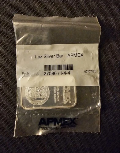 APMEX  1 oz Silver Bar  Investment.  .999 Finesse. Original Packaging ✔️..