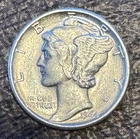1944 P Mercury Dime Silver Uncirculated BU MS Uncertified Choice
