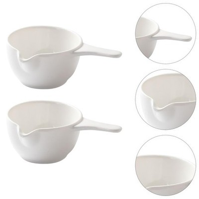 2 Pcs Saucengerichte So?e Schüssel Kleine Gewürzschalen Dip-Sauce-Behälter