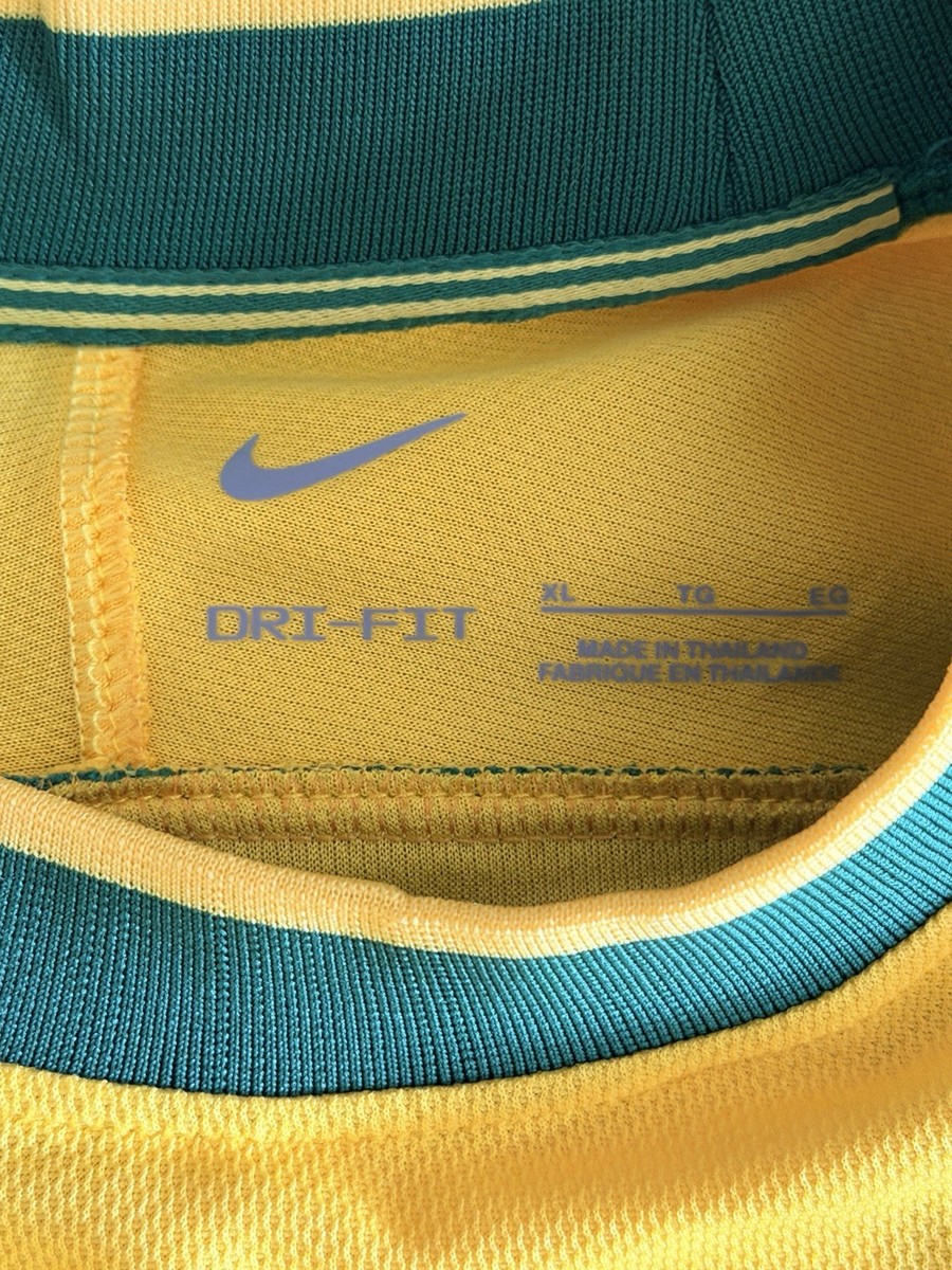 1998 Nike Reissue Ronaldo #9 Brazil Soccer Jersey Size XL World