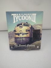 Game Railroad Tycoon 2 The Second Century Expansion Pack PC CD ROM Big Box