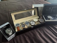 Watch Lot Men’s (x8) - Tag Heuer, Michael Kors, Fossil, Seiko, Diesel, Maserati