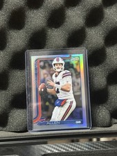 2025 Topps Chrome Football Josh Allen Refractor #34 Bills