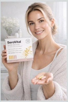 SeroVital Skin Revive 240-Capsules 40 Days Supply Anti-Aging Dietary Supplements