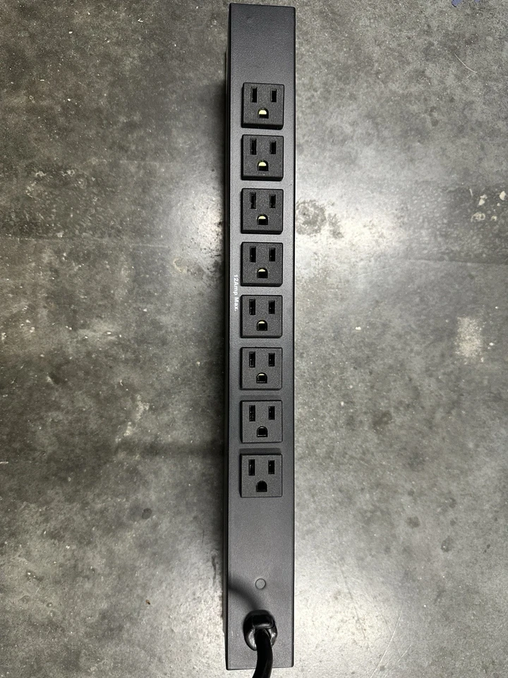 Quest HPS-E10A 19" Horizontal Rack Mount Surge Strip, 10 Outlets, 120V/15A, 1U - Image 4 of 4