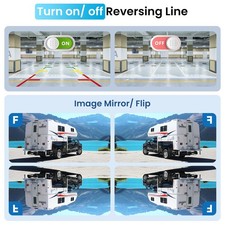 Kit Telecamera per Retromarcia Wireless Monitor Lcd HD da 7 con Antenna 2 X - Miniatura 5