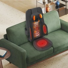 5-Levels Neck Back Massage Device 36W Corded Electric Back Massager Chair w/Heat