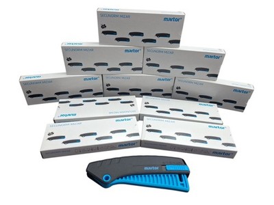 Cuttermesser MARTOR SECUNORM MIZAR, Sicherheitsmesser / 10 Stück