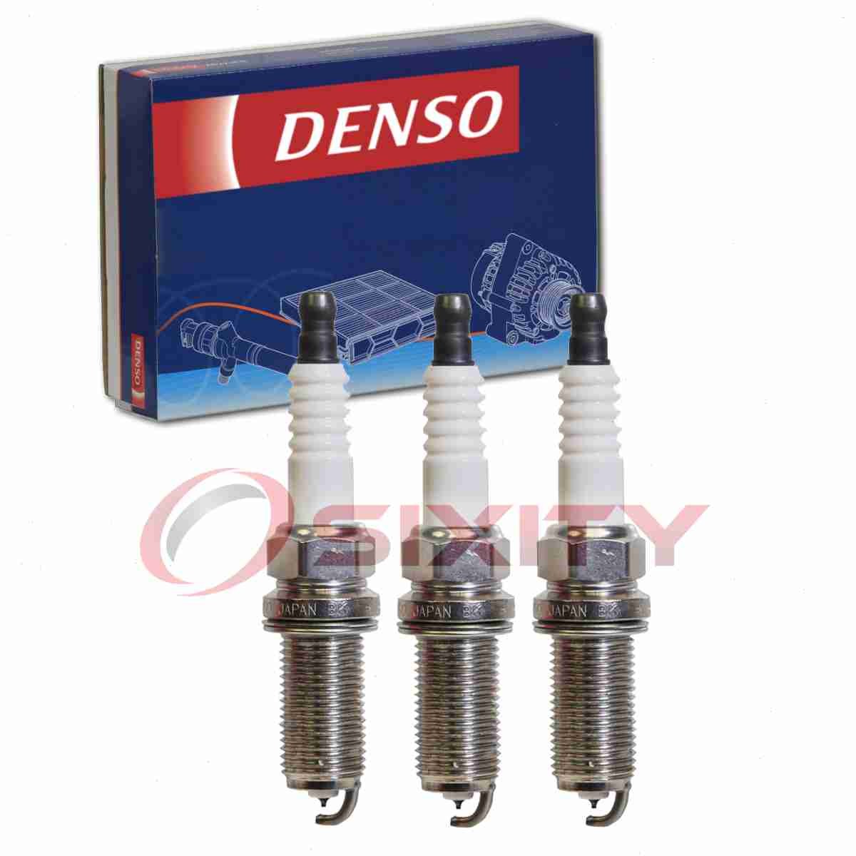 3 pc Denso Spark Plugs for 2017 Mitsubishi Mirage G4 1.2L L3 Ignition ql