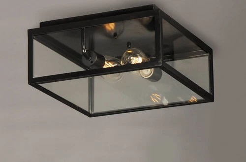 Maxim Catalina 13" Wide Dark Bronze Outdoor Ceiling Light - Picture 4 of 5