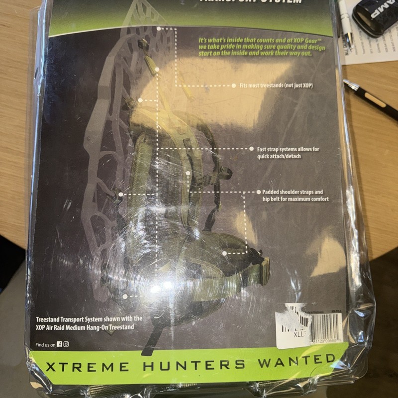 XOP Treestand Transport System Model XOG-TTS-1 New Sealed