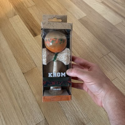 KROM Unity Equilibrium Orange Kendama 2GOOD Shape Maple Wood *damaged box*