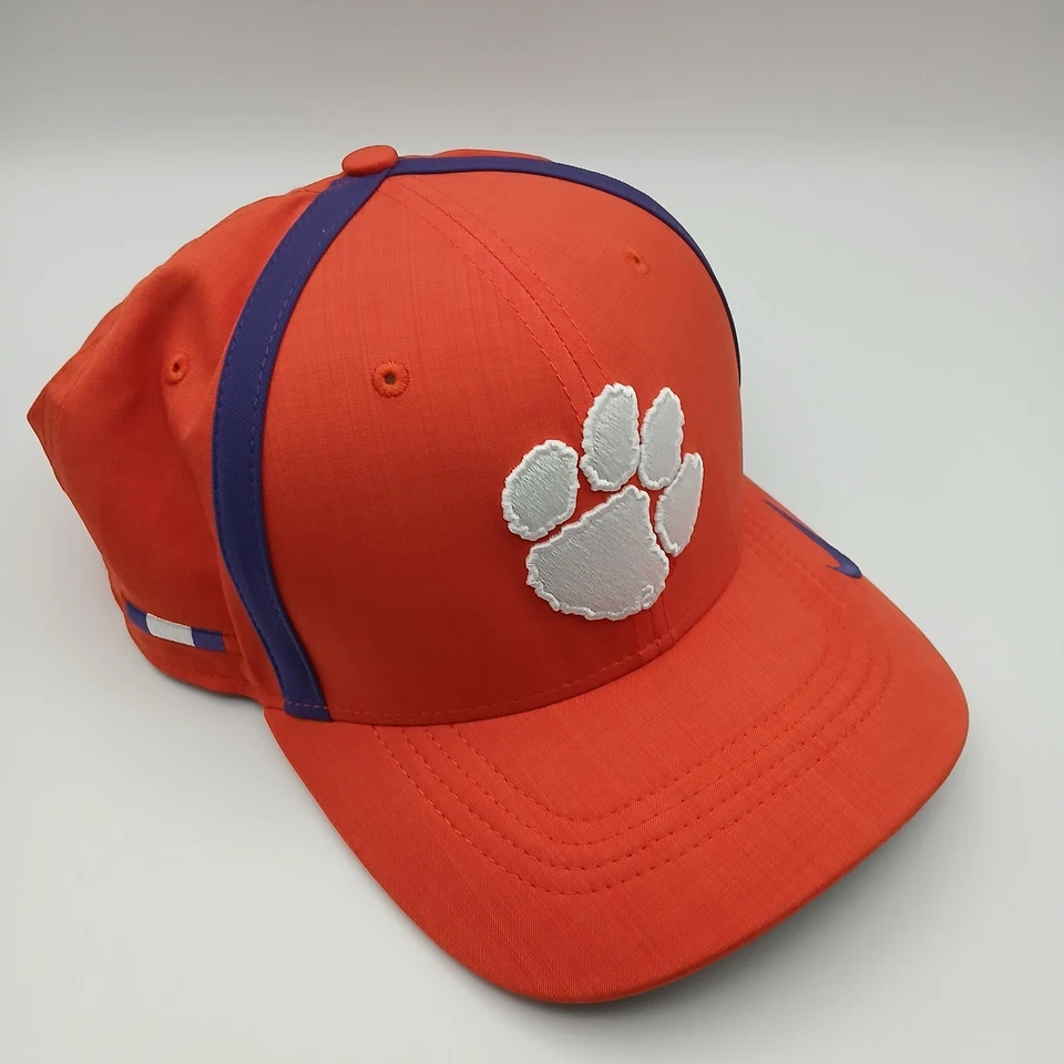 Gorra de golf Nike Clemson Tigers Aerobill correa trasera naranja blanco logotipo clásico99 Foto 3 de 4