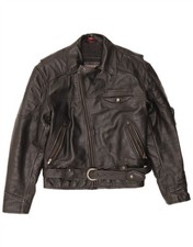 HEIN GERICKE Mens Leather Biker Jacket UK 40 ...