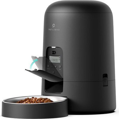 Automatic Cat Feeder, Cat Food Dispenser Battery-Operated with 180-Day Battery L