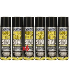 6 x CARPRIDE UNDERSEAL SPRAY PAINT 400ML FOR CAR UNDER BODY PROTECTION SEAL NEW
