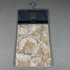 William Morris at Home Window Curtain Panel Pair Acanthus Flint Foliage 50"x96  