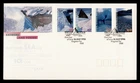 DR WHO 1996 AUSTRALIAN ANTARCTIC TERRITORY FDC LAND FORM COMBO $1.20 R69369