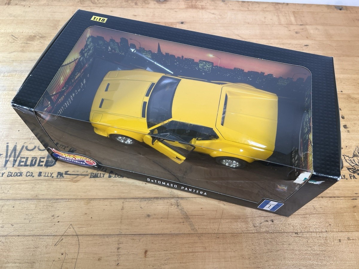 HOTWHEELS DETOMASO PANTERA 1:18 Hot Wheels Collectibles DETOMASO Pantera 1 18 Diecast for
