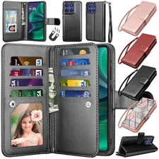 For Motorola Moto G Power/G Stylus/G 5G 2025 Wallet Case with Card Holder Cover