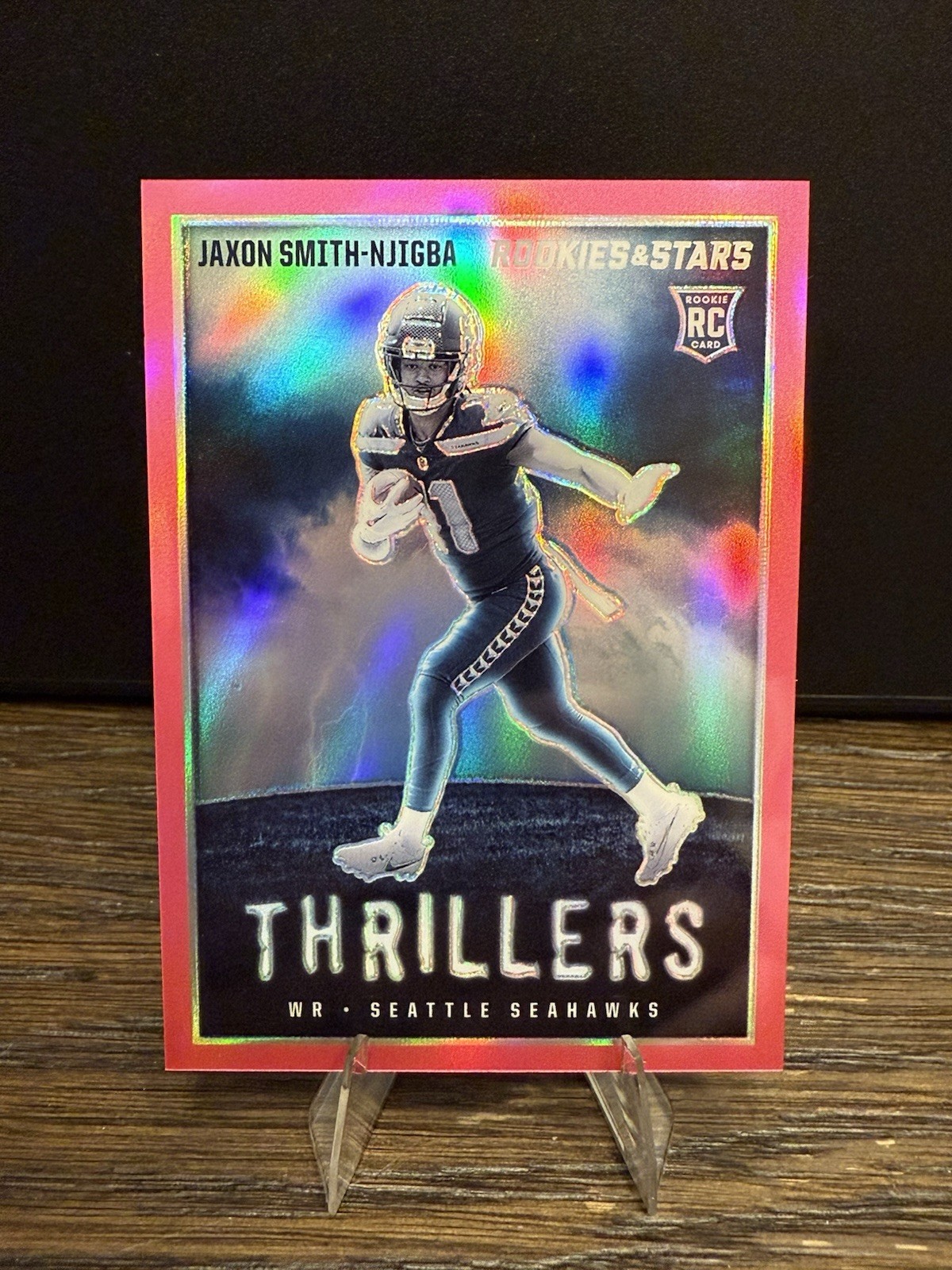 2023 Panini Rookies & Stars Jaxon Smith-Njigba Thrillers Pink /75