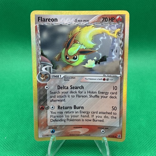 Flareon Delta Species Holo Rare MP 05/113 Pokemon Card 2005