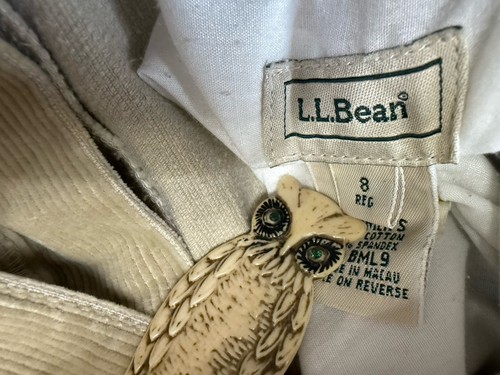 LL Bean Vintage Corduroy Pants High Rise 8 - Picture 8 of 12