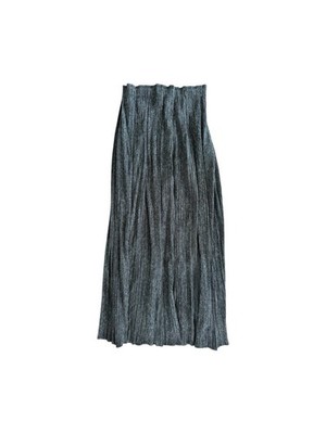 PLEATS PLEASE ダークグレー ロングスカート Pleats Please Issey Miyake dark grey preppy pleated skirt Size 1