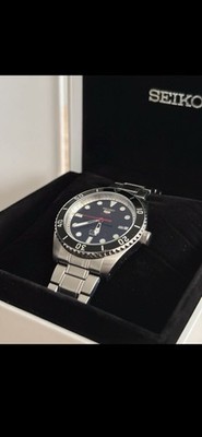 SEIKO 5 SPORTS SRPB91K1 Automatik Uhr Edelstahl Box + 2 Uhrband 4r35 23 Jewels