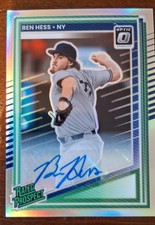 2025 Panini Donruss - Optic Rated Prospects Ben Hess #184 Holo Prizm Signatures