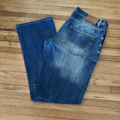 JACK & JONES Men's Boot Cut  Jake Indigo Denim Jeans 36x36 Button Fly