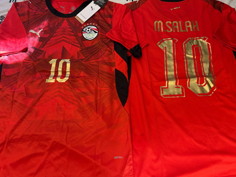 Puma EGYPT Nat'l Team MOHAMED SALAH Men's JERSEY Sz MEDIUM    New w tags