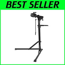 Adjustable Bike Repair Stand with 360° Rotatable Clamp - Max 60 lbs Capacity