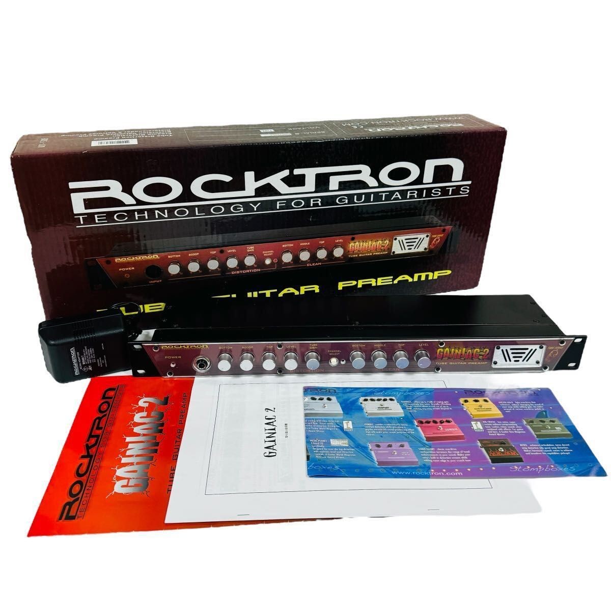 ROCKTRON GAINIAC 2 Tube Guitar Preamp Distortion From Japan