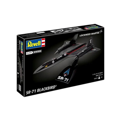 Lockheed SR-71 Blackbird  Click System, Revell Bausatz zum Zusammenstecken mehrf