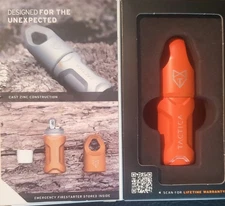 Tactica X.100 Compact Orange Waterproof Refillable Survival Lighter