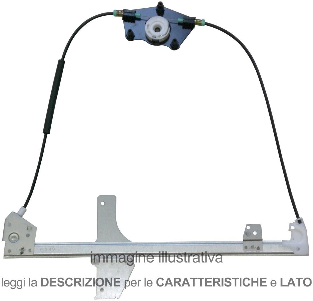 Alzacristallo Peugeot 307 07/'05-08/'07 Meccanismo Anteriore 3 Porte Sx Sinistro