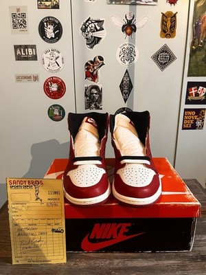 Jordan 1 Retro High OG Chicago Lost And Found Gr. 40 neu ungetragen