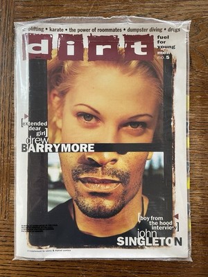 Dirt Magazine #5 Silver Surfer #85 Drew Barrymore John Singleton Sealed 90s